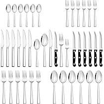 Set Posate Da Bistecca Joyfair - 6 Coltelli E 6 Forchette In Acciaio Inox, Per 6 Persone - Foto 8