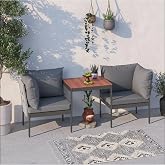 Limni Home Mini Multilounge Bah&ccedil;e ve Balkon Mobilyası GRİ