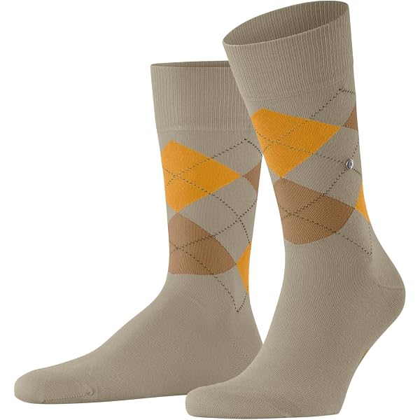 Chaussettes Hautes Homme Burlington Leeds - Coton Et Laine, Taille Unique 40-46 - Coloris Uni, Style Décontracté Chic