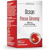 Orzax Ocean Panax Ginseng 500 Mg 60 Kaps&uuml;l