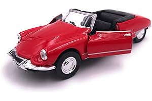 H-Customs Welly CITROËN DS 19 Convertible Model Auto License Prodotto in Scala 1:34 Colore Casuale