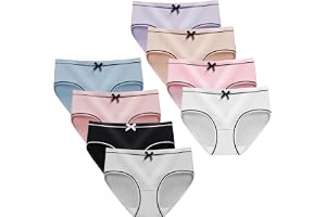 flintronic 8 st trosor för flickor mjuka medelhög midja babytrosor för flickor 8–15 år