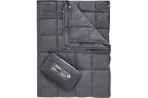 KingCamp Couverture de Camping Pliable Multifonctionnelle Ultra Légère Couverture de Voyages Chaude Couette de Camping Portable Compact pour Hiking Randonnée Jardin Pique-Nique Intérieur Extérieur