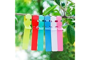 ‎KINGLAKE KINGLAKE 300Stück pflanzenstecker pflanzenschilder Baum Plastik zum beschriften wetterfest zum hängen pflanzschilder Stecketiketten gartenschilder Wiederverwendbar für draussen Garten -Bunt