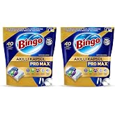 Bingo Akıllı Kaps&uuml;l Pro Max Bulaşık Makinesi Tableti, 40'lı x 2 Paket (80 Kaps&uuml;l)