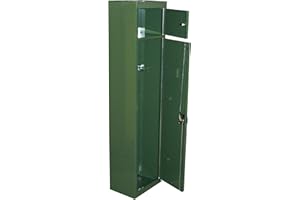 Rottner Gun 5 Cargo Weapon Cabinet Sheet Steel Cylinder Lock 2 Keys Separately Lockable Compartment Space for 5 Long Weapons Gun Holder Cleaning Stick Holder Including Mounting Material