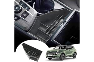 GAFAT Compatible avec Kia Sportage NQ5 2022-2024 2025 (Électronique Automatique) Boîte de Rangement de Console Centrale, Sportage 2025 Organisateur Plateau Boîte à Gants Bas de Console Centrale