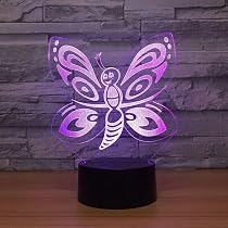 3D Schmetterling Lampe Mit Farbwechsel – USB Nachtlicht Mit Fernbedienung Für Kinderzimmer