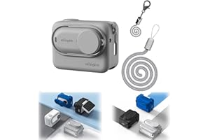 Fenmaru GO 3S Custodia Protettiva Custodia in Silicone Copertura in Silicone Protettivo Accessori compatibile con Insta360 GO 3S/GO 3 (Grey)