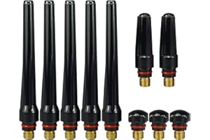 RIVERWELD TIG Back Cap Long 57Y02 57Y03 57Y04 Fit QQ 300 PTA DB SR WP 17 18 26 TIG Antorcha de soldadura (Surtido 10pk)