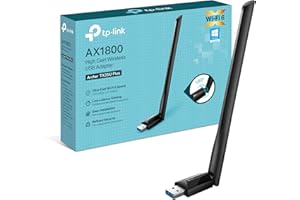TP-Link Archer TX35U Plus WLAN Stick for PC, Wi-Fi 6 AX1800, Dual Band Adapter, USB 3.0, MU-MIMO, High Gain Antennas, WPA3 Encryption, Windows 11/10 Compatible