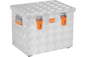 Alubox R70 Aluminium Riffelblech Werkzeug Transportkiste 70 Liter