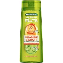 Garnier Fructis Kraft & Glanz Shampoo – 360 Ml, 2-in-1 Formel Mit Grapefruit-Essenz Für Normales Haar