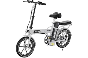 HITWAY Electric Bike E-Bike 10.4Ah 36V Removable Battery Foldable City Bikes, Range 35-90KM, 250W City bike Commuter Electric bicycles BK5S