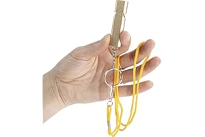 LionSports Zwei hygienische Signalpfeifen in Silber und Gold mit Schlüsselanhänger und Aufbewahrungsbox – Verbesserte Konstruktion 2020 für EIN klares und lautes Signal