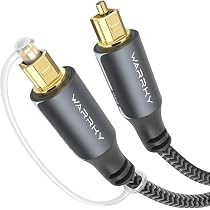 KabelDirekt TOSLINK-Kabel 1,5 M – Optisches Audiokabel, Glasfaser, Für Soundbar, TV & Spielkonsolen
