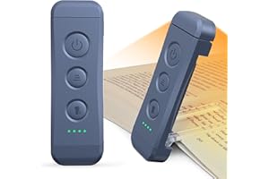 Lampa do czytania książek Glocusent, ściemnialna lampa do czytania, ładowalna lampa do książek, lampa do czytania książek dla miłośników książek