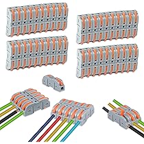 Lavorazione Del Legno 30 Morsetti A 2 Vie Morsetti Elettrici Kit Di - Foto 3