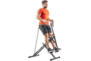 Sunny Health & Fitness Row-N-Ride Squat Trainer, Máquina de Sentadillas Plegable con Resistencia Ajustable, Equipo de Entrenamiento para Brazos, Glúteos y Piernas en Casa