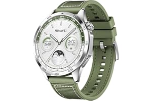 HUAWEI WATCH GT 4 46mm Smartwatch, Batteria fino a 2 settimane, Android e iOS, Analisi calorie, Monitoraggio della salute 24h, SpO2, GPS, 100+ sport, Versione italiana, Green