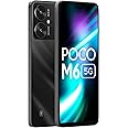 POCO M6 5G (Galactic Black, 4GB RAM, 128GB Storage) | MediaTek Dimensity 6100+ 5G Processor | 5000 mAh Battery + 18W Fast Charging | 50 MP AI Dual-Camera System & Side Fingerprint Sensor