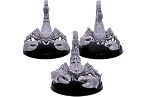FORGED TERRAIN Monstre miniature géant Scorpion 28 mm Donjons et Dragons Jeu miniature, figurines de créature d'insectes NPC Fantasy Jeu de rôle RPG Jeux de table
