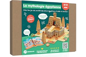 La mythologie égyptienne - Kit Pandacraft 8-12 ans: Crée ton jeu de société des dieux égyptiens