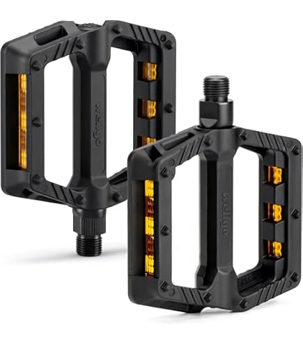 Wellgo MG-1 Magnesium Sealed Platform Pedal, 9/16-Inch, Black