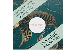 Heideman Adventskalender 2025 Frauen - Schmuck - Limited Edition - Weihnachtskalender mit 25 Schmuckstücken für Damen gold farbend