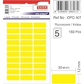 Tanex Ofc-107 Ofis Etiketi Fosforlu Sarı 1075505