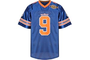 PHONEUTRIX Bobby Boucher #9 The Waterboy Adam Sandler Movie Mud Dogs Bourbon Bowl Football Jersey