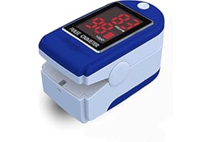 NEDIT Pulse Oximeter - Oxygen Monitor Finger Adults And Children - Oxygen Monitor With LED Display And SpO2 Blood Oxygen Saturation Monitor
