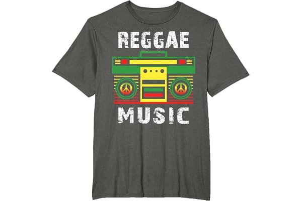 Retro Cassette Player Gift for Reggae Music & peace Lover T-Shirt