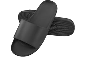 AUFIKR Slide Sandal for women men,Shower Slippers Slide Sandals Open Toe Bathroom Beach Indoor House Shoe