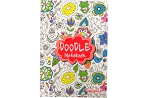Martello Squiggle A5 Doodle Colouring Notebook Notepad 96 Lined Pages X1 Book