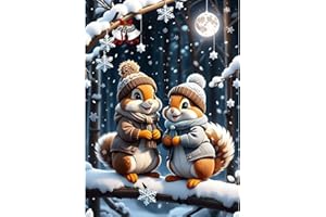 TOSTOG Diamond Painting Kit Adulte,Diamant Painting Images Ronde Diamond Peinture Diamant Adulte 5D DIY Cristal Débutant Art Set pour Décoration Murale Maison 30x40cm