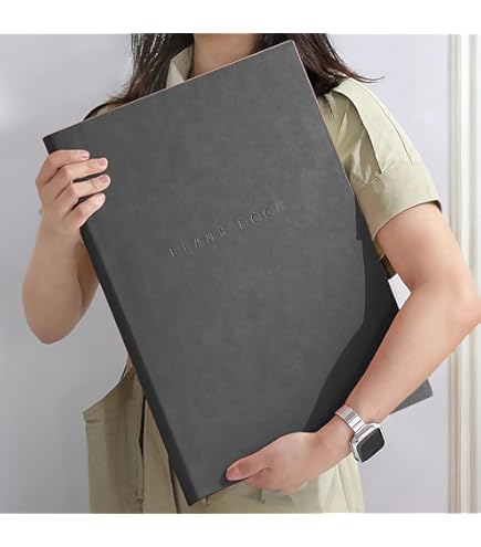 Daler-Rowney Ebony 150 g/m² A4 licht getextureerd portret hardback schetsboek, perfect gebonden, 54 witte vellen, ideaal voor professionele kunstenaars en studenten