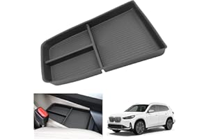GAFAT Compatible with BMW X1 U11 iX1 / X2 U10 iX2 2023 2024 2025 Centre Console Storage Box, iX1 X1 U11 Organiser Tray, Bottom Centre Console, TPE Soft Rubber, X1 U11 Accessories