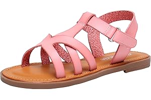 Ahannie Mädchen Sommer Riemchensandalen,Kinder Freizeitsandale mit Riemchen