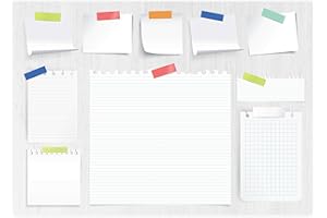 ‎FRIENDLY FOX Friendly Fox Schreibtischunterlage Papier, A3 Wochenplaner Block aus Papier zum Abreißen, 25 Blatt Seiten Bürounterlage Schreibtisch Postit