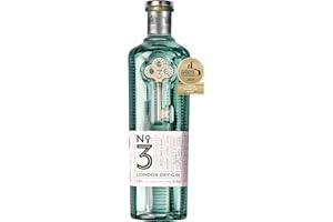 NO.3 - London Dry Gin - 46 % Alcool - Origine : Hollande Méridionale - Bouteille 70 cl