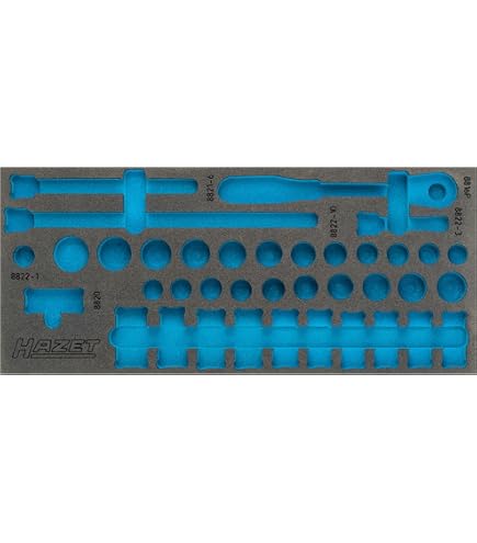 HAZET 163-119L Weichschaumeinlage Leer Für Werkzeugkoffer – Original Zubehör Made In Germany