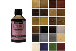 ‎LITTLEFAIR'S Littlefair's Holzlasur 250ml - Holzlasur Innen - Holz Lasur Für Natürliche Holzmaserung - Wasserbasierte Wood Stain - Schnell Trocknend & Umweltfreundlich - Farbe: Französische Eiche
