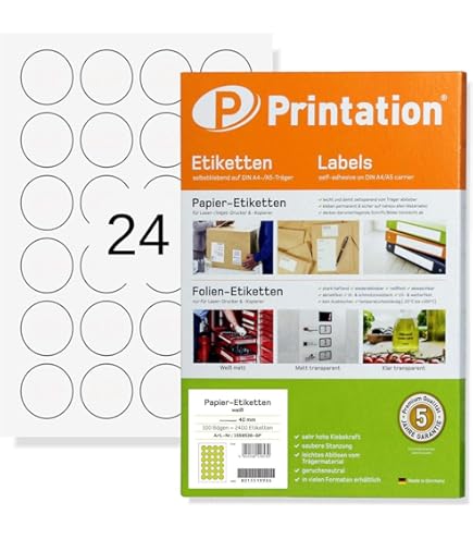 Etichette Autoadesive Per Raccoglitori 190x61mm - 100 Pezzi, Bianche, Stampabili - Foto 4