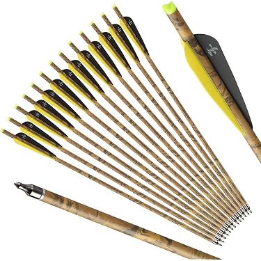 Flèches Aluminium Pour Arbalète - 20/22 Pouces, Ailettes, Chasse Ou Cible, Pack 6 Ou 12