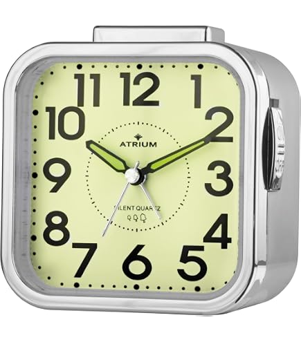 Réveil Trevi SL 3098 Grand Cadran Lumineux - Sonnerie Forte, Mouvement Silencieux, Bouton Snooze/Lumière