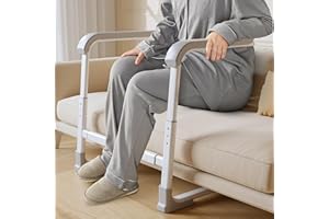 OSKOPWRC Support de canapé réglable avec poignées antidérapantes pour aide à la mobilité, à la mobilité et à la vie quotidienne pour personnes âgées, personnes âgées, handicapées, gris