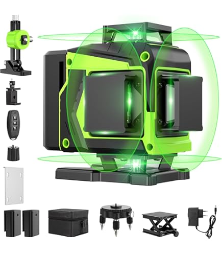 Weytoll Laser Krydslinjelaser, Krydslinjelaser Med Stativ, 12 Linjer Krydslinjelaser, 4800mAh Laser Selvnivellerende, Roterende Sokkel Vu00e6gmonteret +stativ, Krydslinjelaser Selvnivellerende Weytoll Laser Krydslinjelaser, Krydslinjelaser Med Stativ, 12 Linjer Krydslinjelaser, 4800mAh Laser Selvnivellerende, Roterende Sokkel Vu00e6gmonteret +stativ, Krydslinjelaser Selvnivellerende