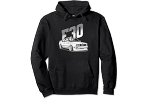 E30 CLASSIC CAR La légende du sport automobile des années 80 à l'ancienne Sweat à Capuche