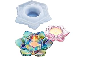 XLWEN Guanyj Stampo in Resina di Loto Stampi in Silicone per Posacenere Stampo Epossidico Stampi Stampo Resina Stampi per Colata Stampo Silicone Per Realizzare Portacandele,Decorazioni per la Casa